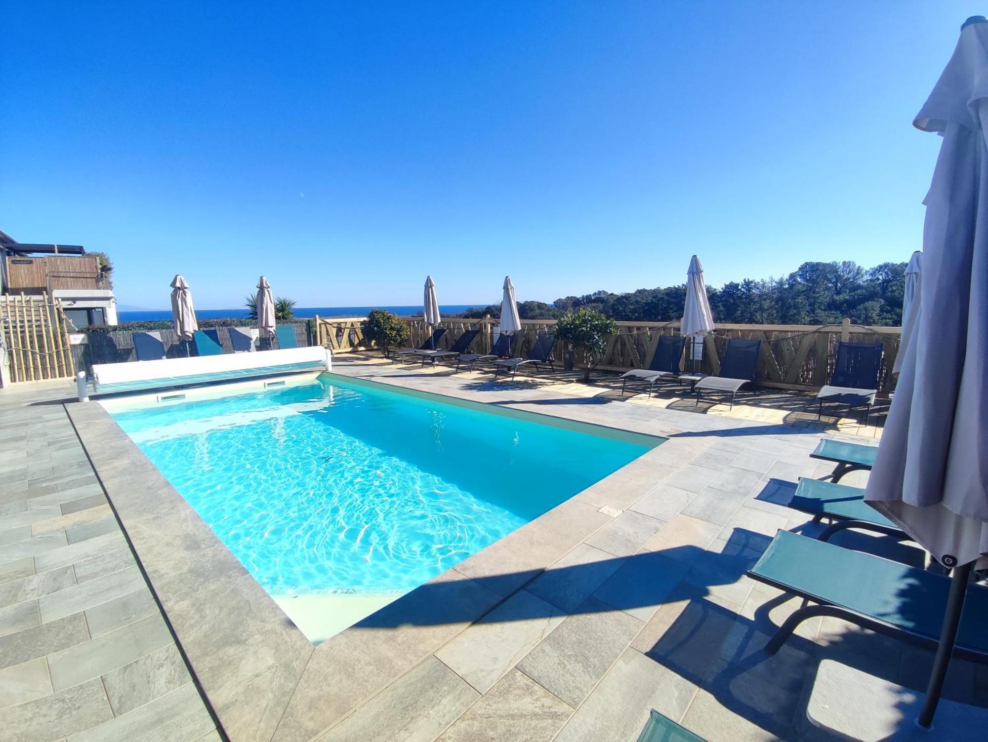 Cote Et - Standing Dans Avec Piscine Et Vue Apartment Taglio-Isolaccio