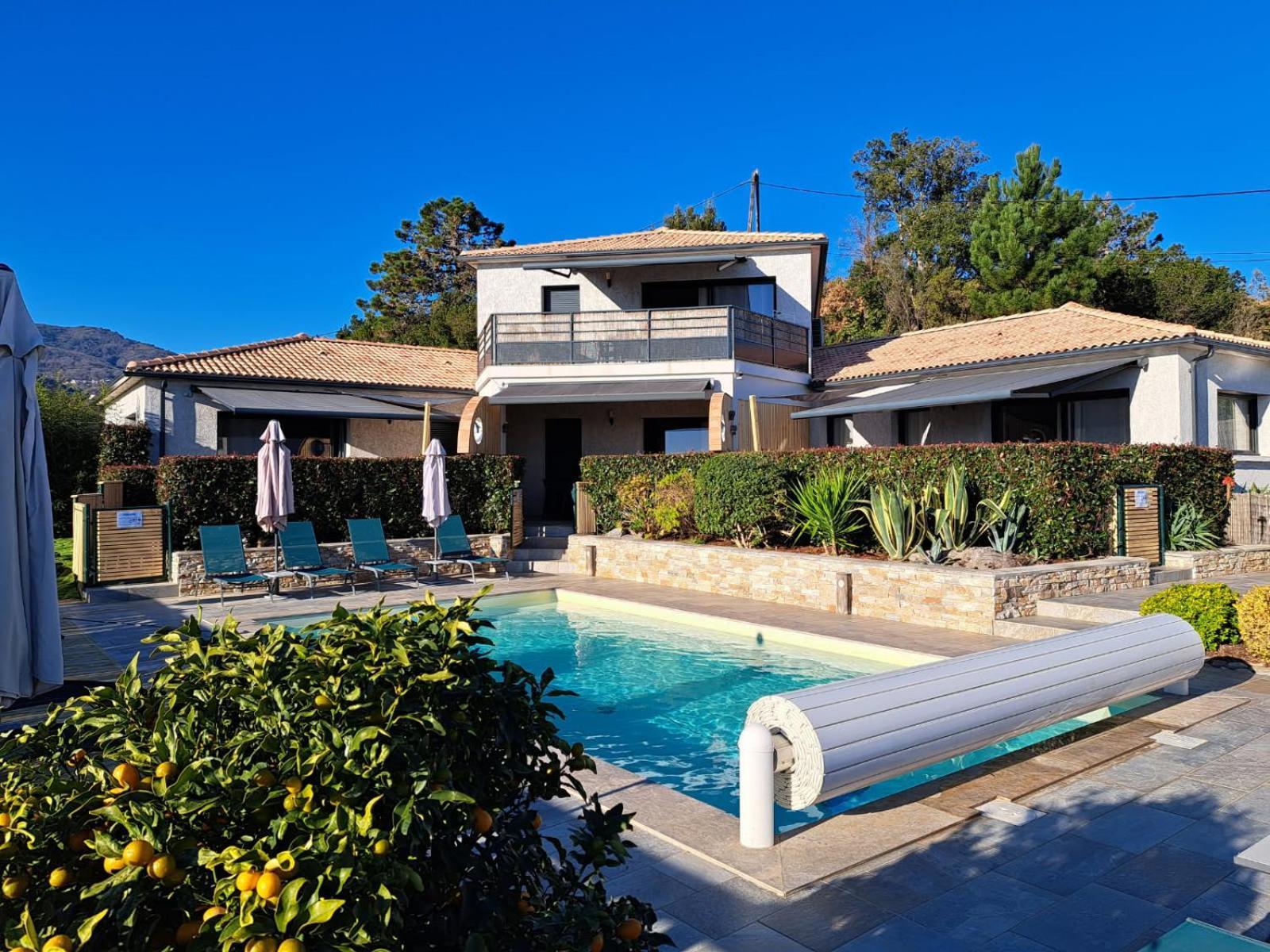 Cote Et - Standing Dans Avec Piscine Et Vue Apartment Taglio-Isolaccio